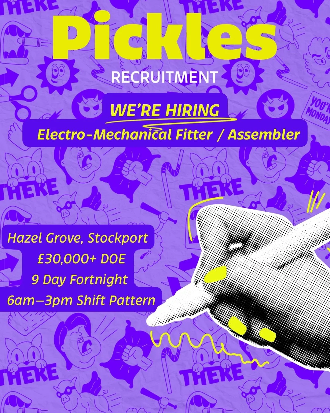WE&rsquo;RE HIRING ⚙️

Electro-Mechanical Fitter / Assembler
📍 Hazel Grove, Stockport
💷 &pound;30,000+ DOE
📅 9 Day Fortnight
🕕 6am&ndash;3pm Shift Pattern

Join a growing engineering team working on specialist equipment supplied worldwide 🌍