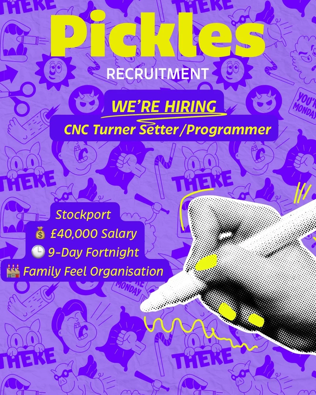 CNC TURNERS &ndash; THIS ONE&rsquo;S WORTH A LOOK 👇

&pound;40,000 | Stockport | 9-Day Fortnight

If you&rsquo;re a skilled CNC Turner who can program from scratch and wants a better work-life balance, this role ticks a lot of boxes.

You&rsquo;ll b