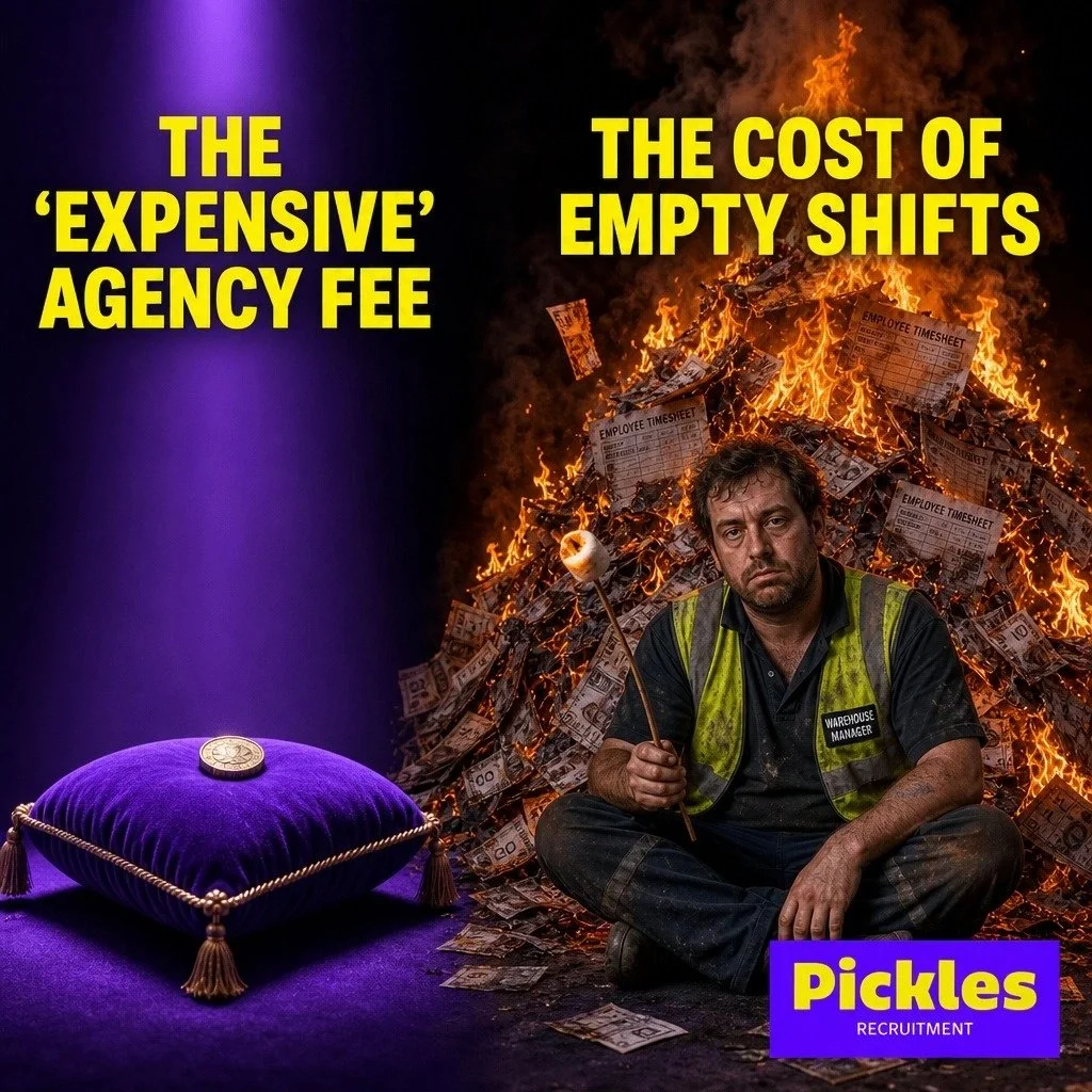 What clients think recruitment costs vs what vacancies actually cost.

I think you forget the cost of an unfilled vacancy:

𝗢𝘃𝗲𝗿𝘁𝗶𝗺𝗲

𝗦𝘁𝗿𝗲𝘀𝘀

𝗟𝗼𝘀𝘁 𝗽𝗿𝗼𝗱𝘂𝗰𝘁𝗶𝘃𝗶𝘁𝘆

𝗠𝗮𝗻𝗮𝗴𝗲𝗿𝘀 𝗰𝗼𝘃𝗲𝗿𝗶𝗻𝗴 𝗺𝘂𝗹𝘁𝗶𝗽𝗹𝗲 𝗿𝗼𝗹𝗲