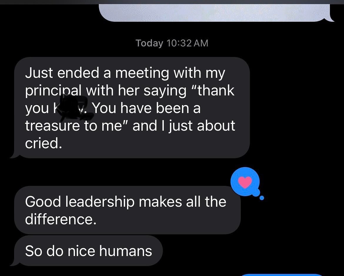 Sometimes it&rsquo;s just as simple as a Thank You. 

#leadership