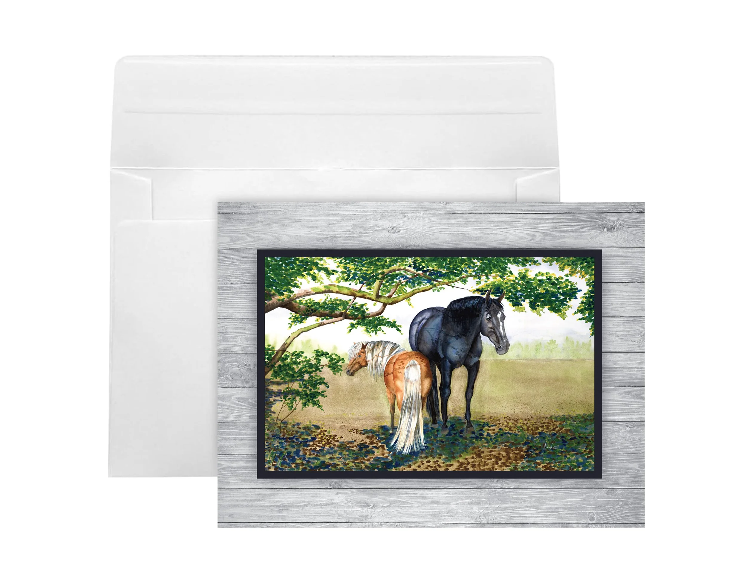 Summer Shadows Greeting Cards