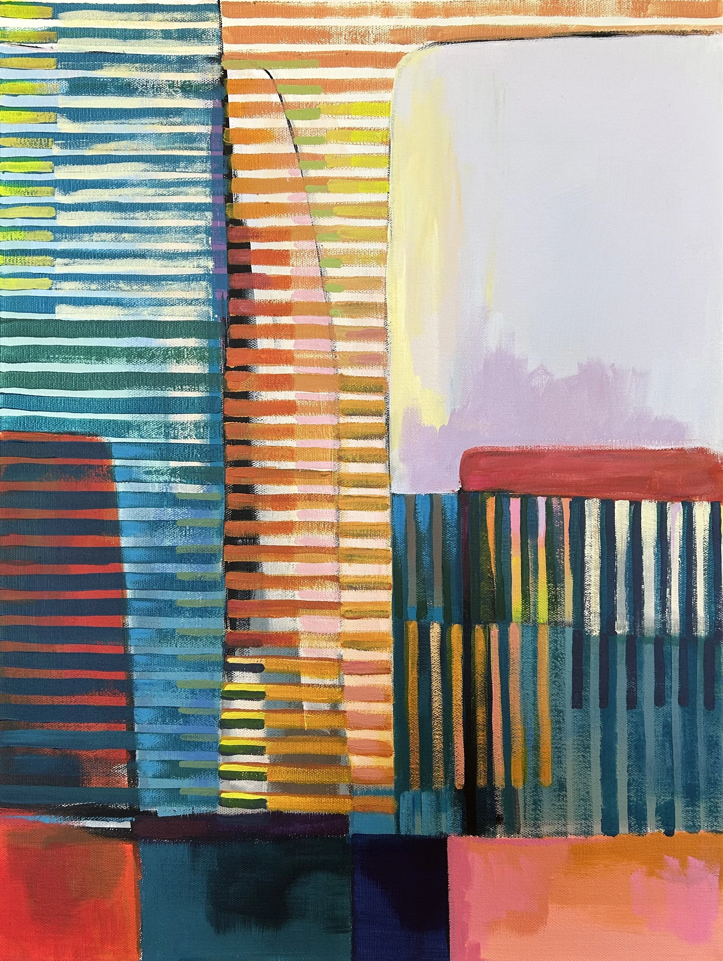 Turned Upside Down, acrylic on canvas, 24x18
