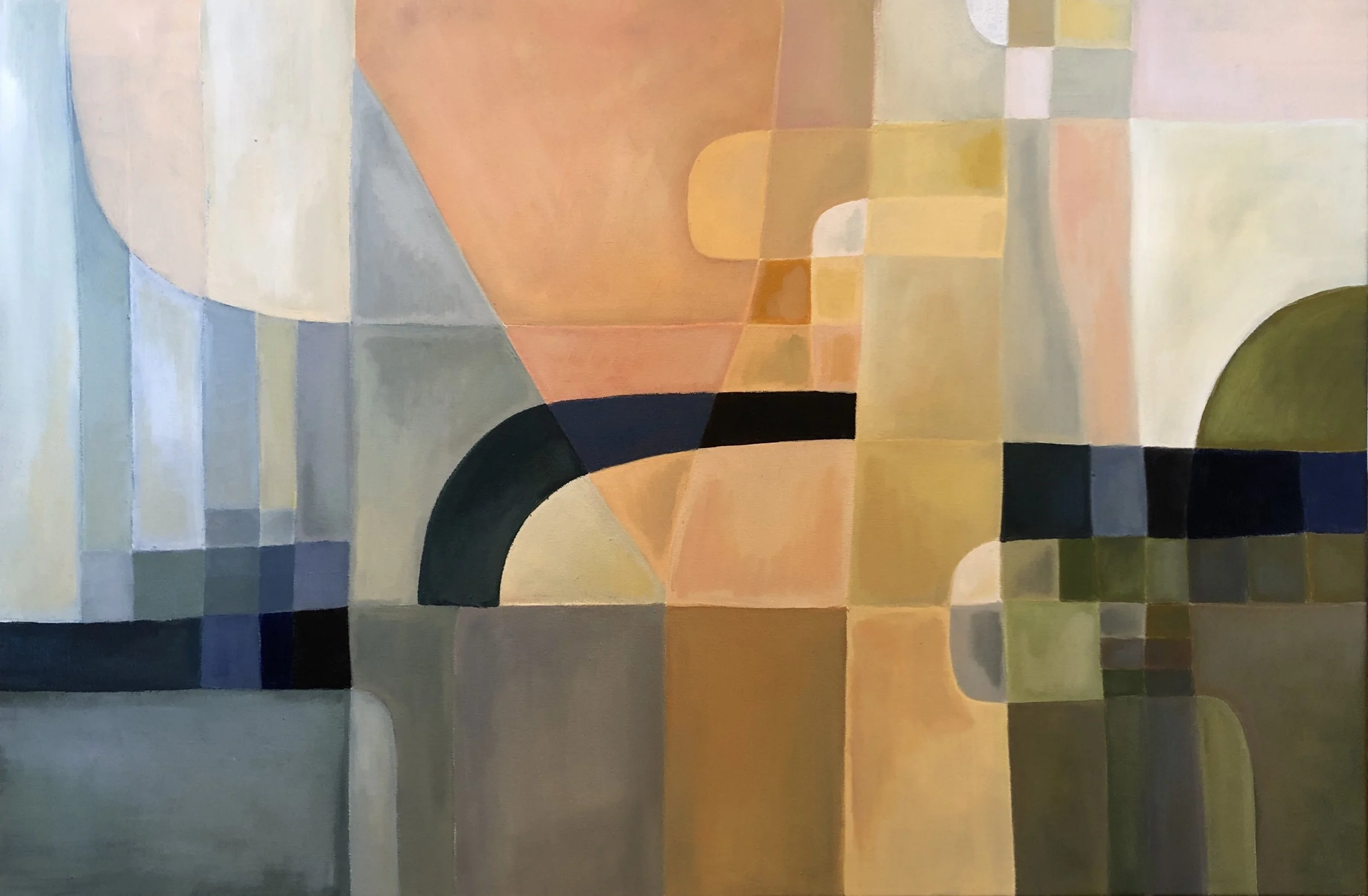 Meditate, oil on canvas, 24x36, SOLD