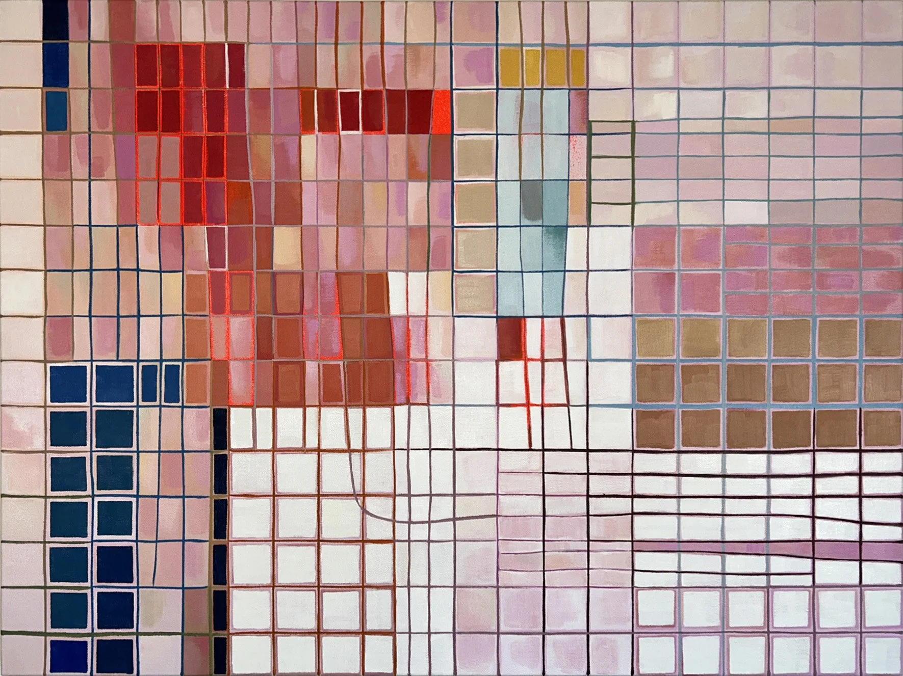 Bubblegum, oil and acrylic on canvas, 30x40, $2000