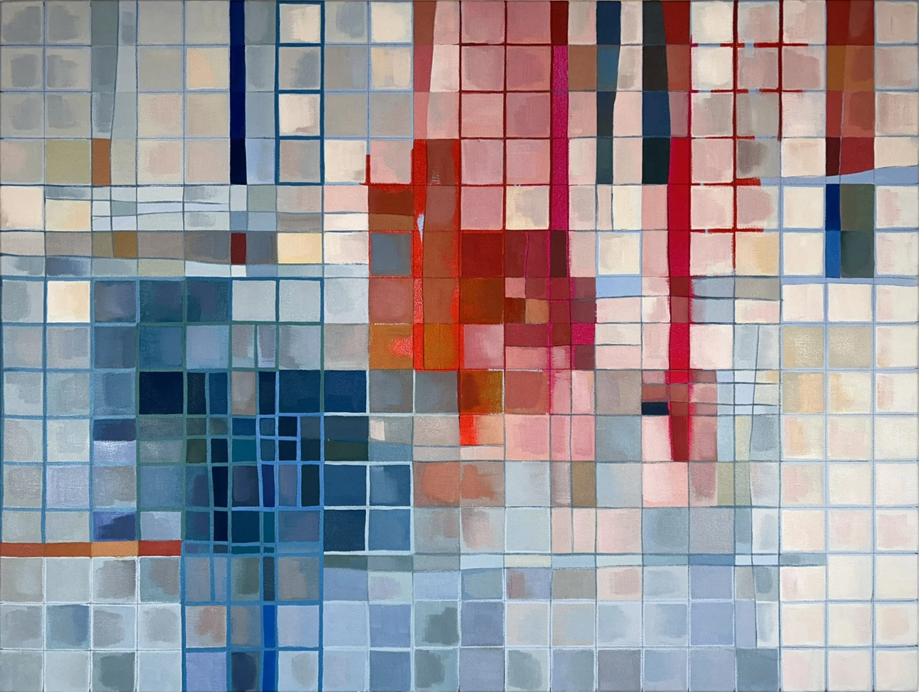 Roller Skates, oil and acrylic on canvas, 30x40, $2000