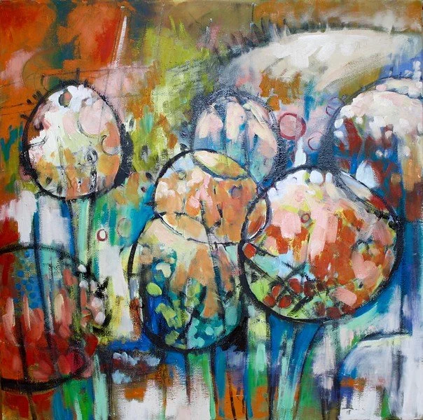 A Place for All, oil on canvas, 24x24, SOLD