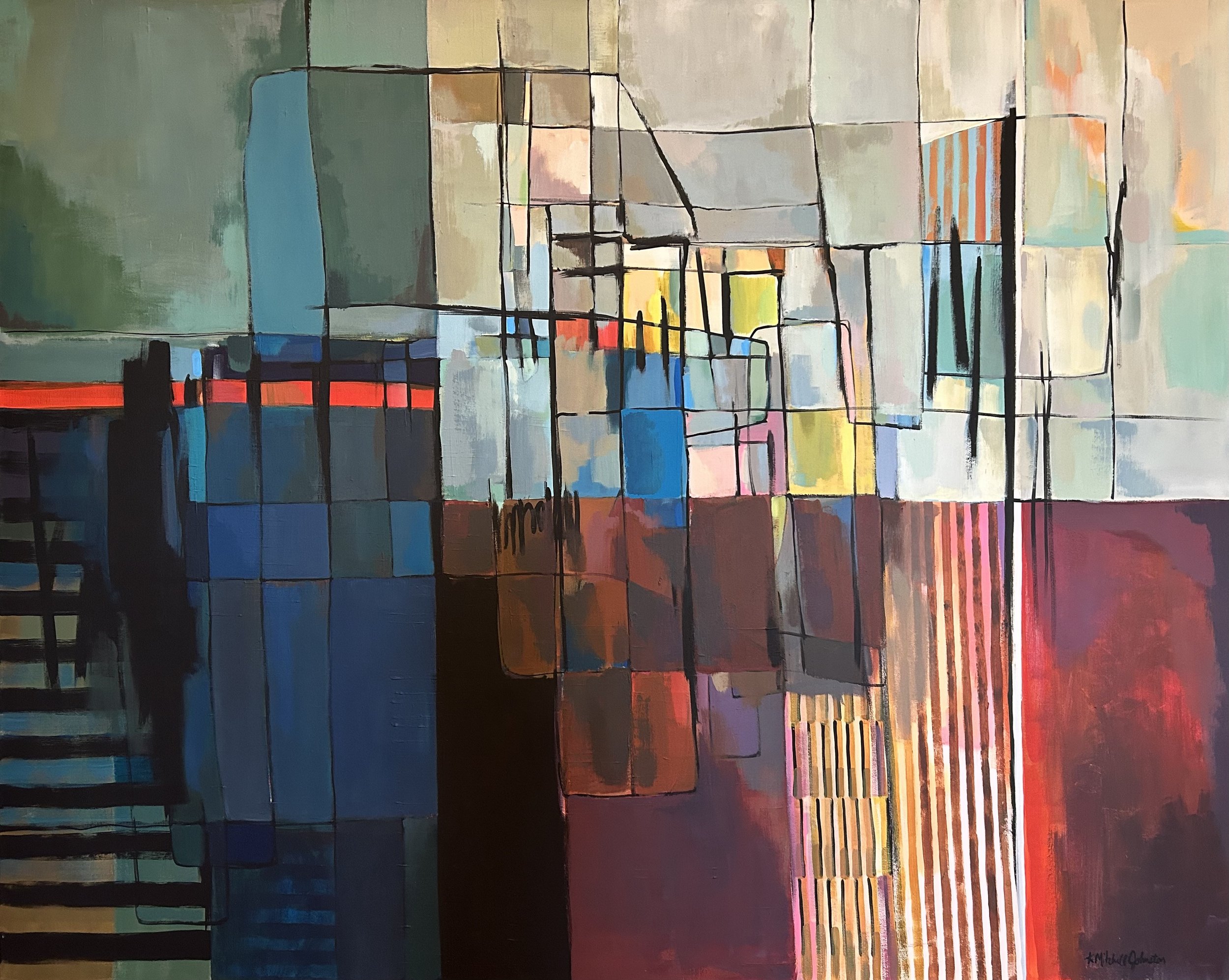 Redención, acrylic on canvas, 48x60
