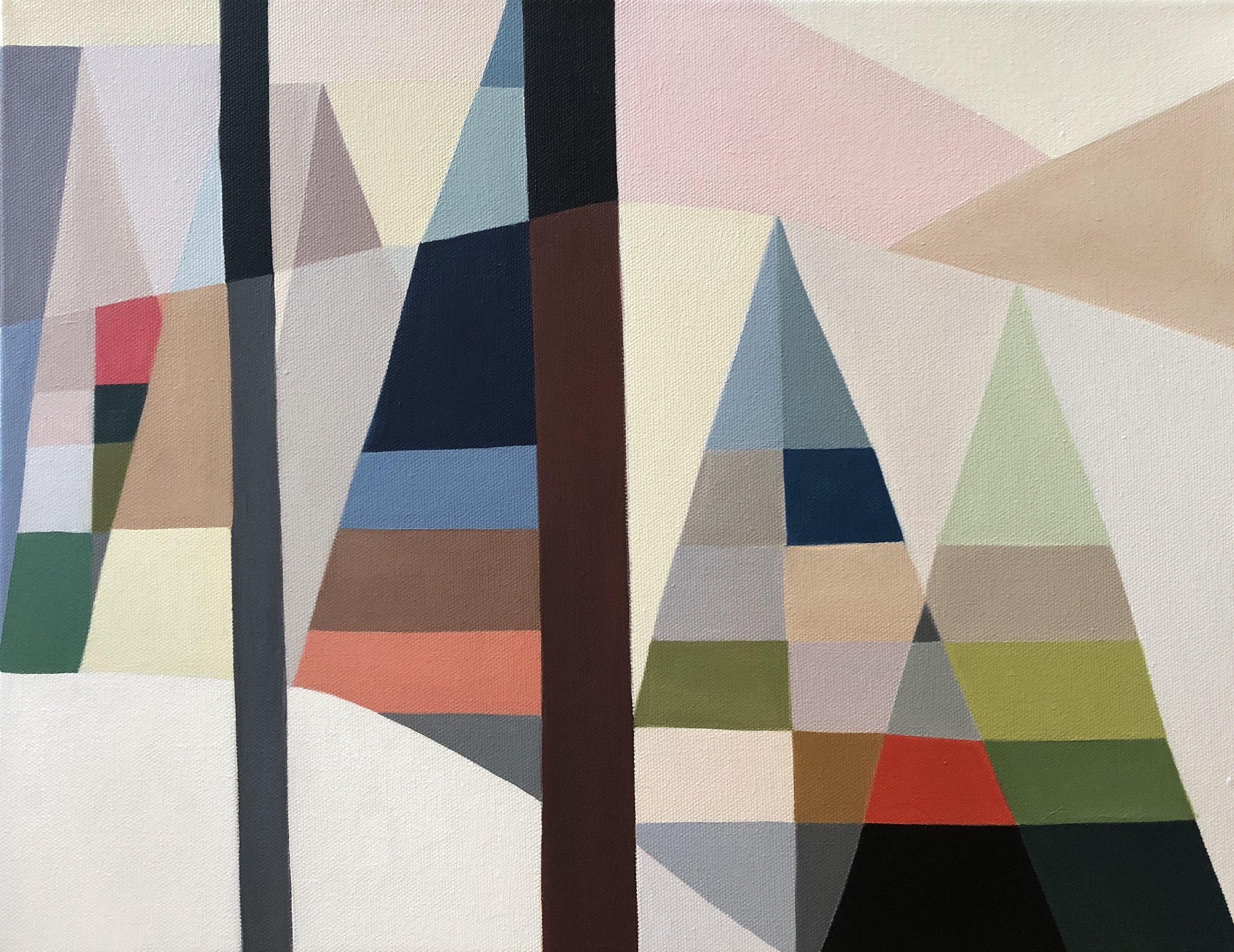 A Generalization, oil on canvas, 14x18