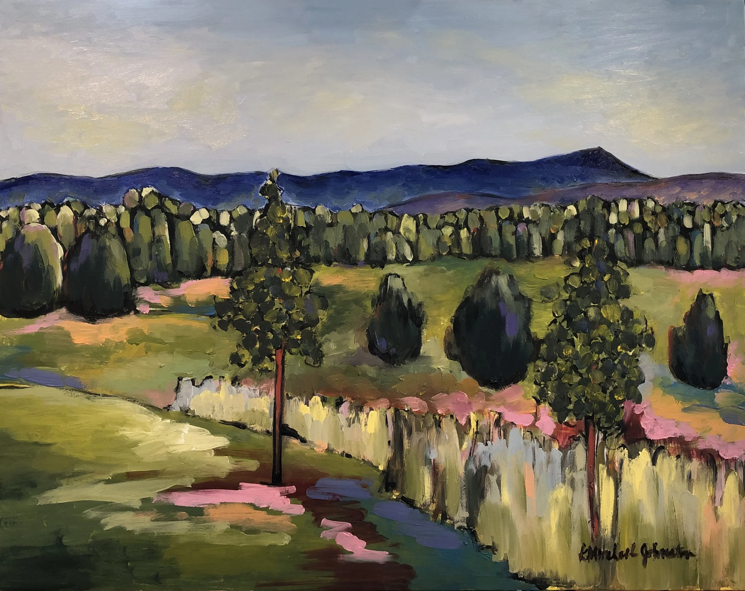 Bluestone View, oil on canvas, 18x24, SOLD