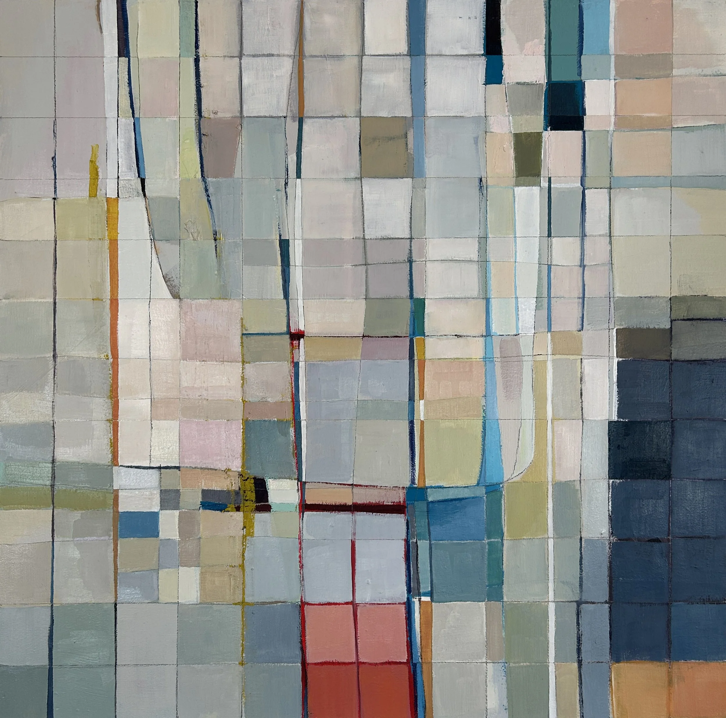 Long Sands, oil on wood, 24x24, SOLD