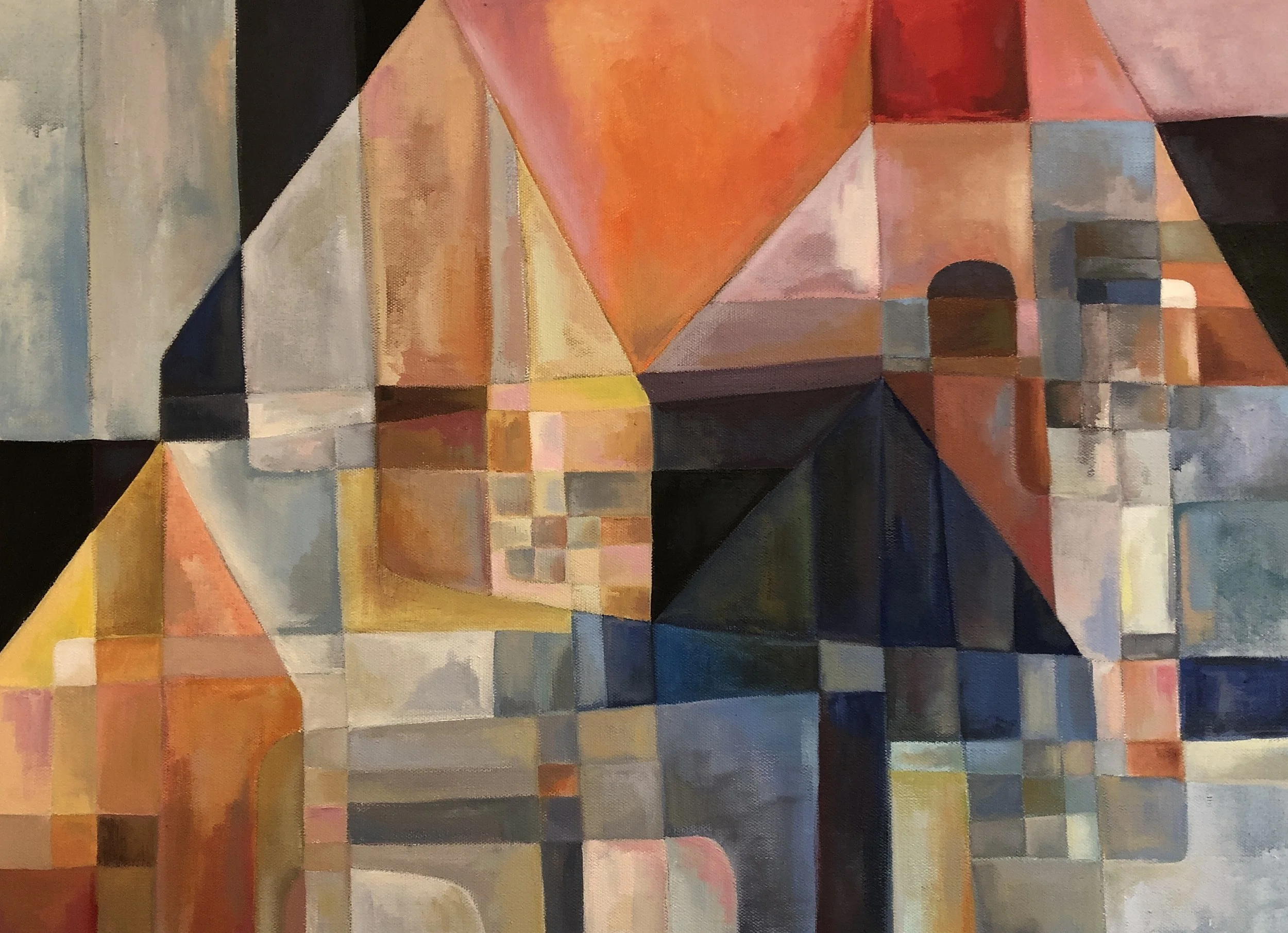 Reflections, oil on canvas, 18x24