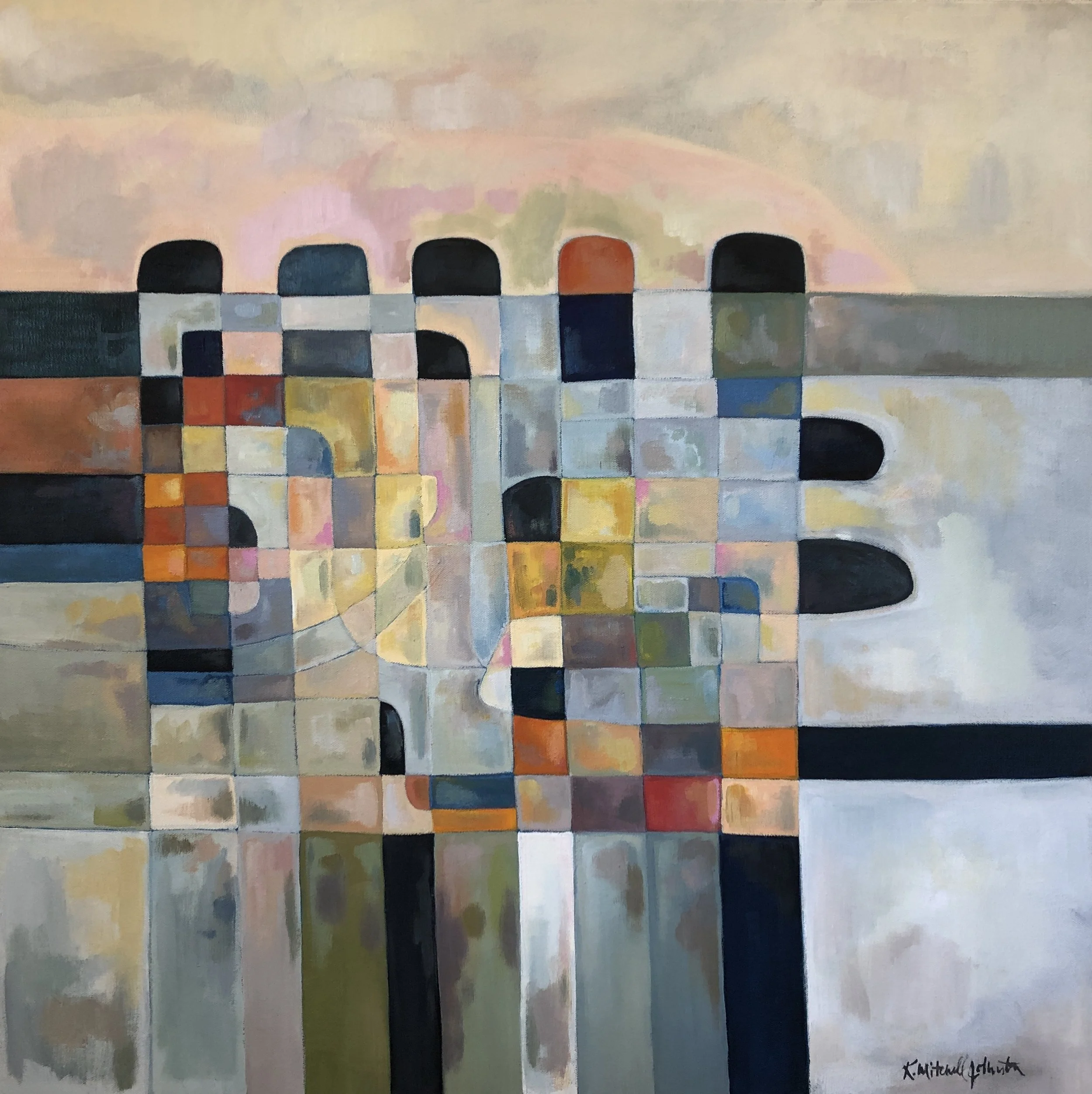 My Mother’s Mind, oil on canvas, 30x30, SOLD