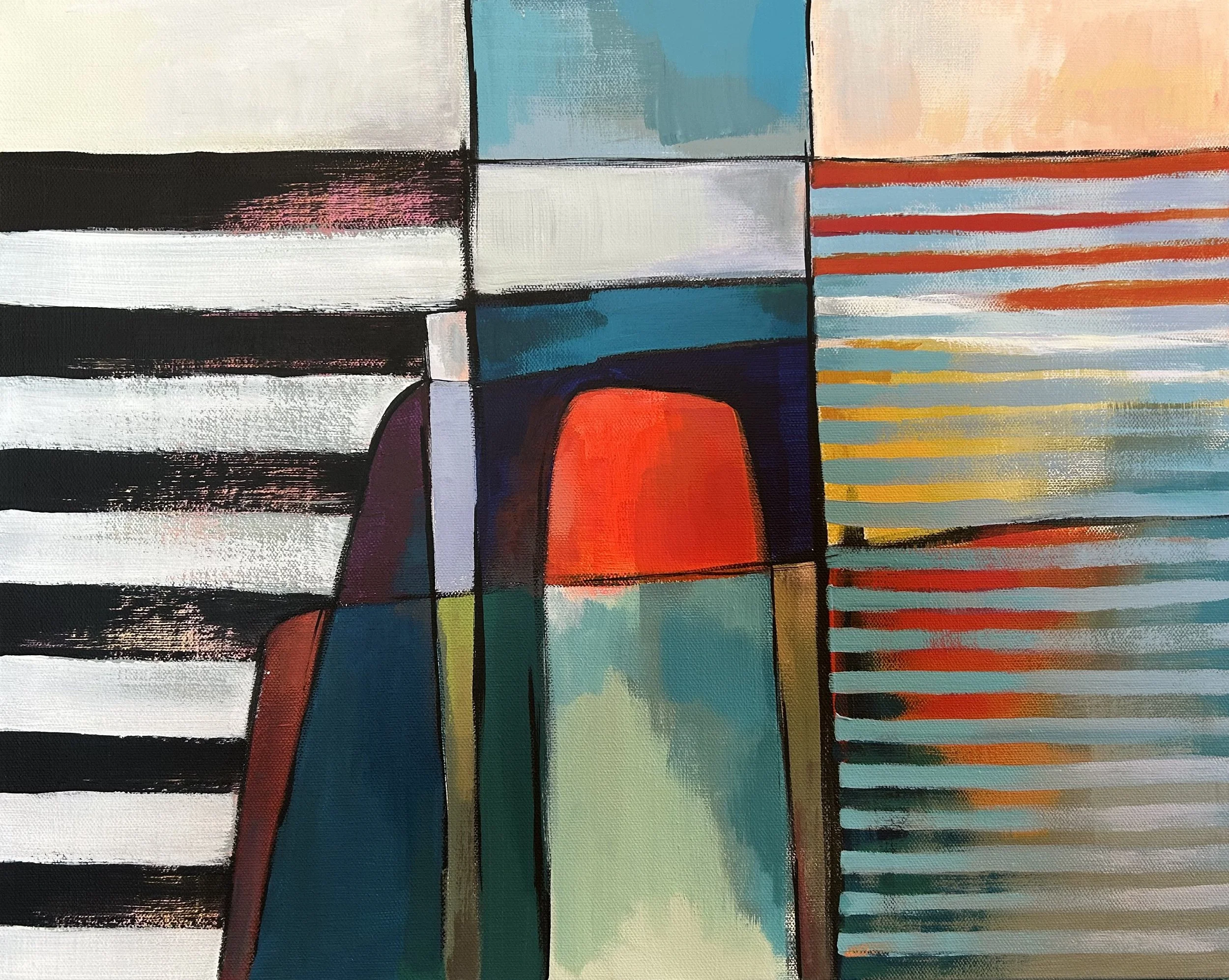 Montuniana, acrylic on canvas, 16x20
