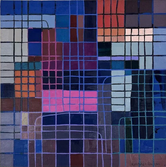 I Wish I Were a True Winter, oil and acrylic on wood panel, 12x12, $300