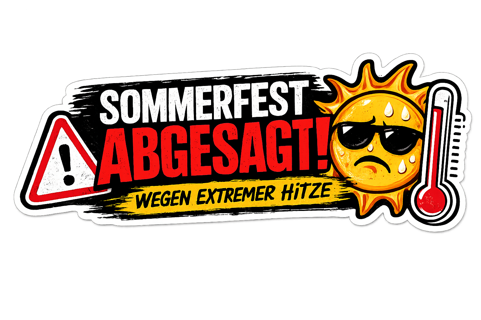 Sommerfest abgesagt wegen extremer Hitze!