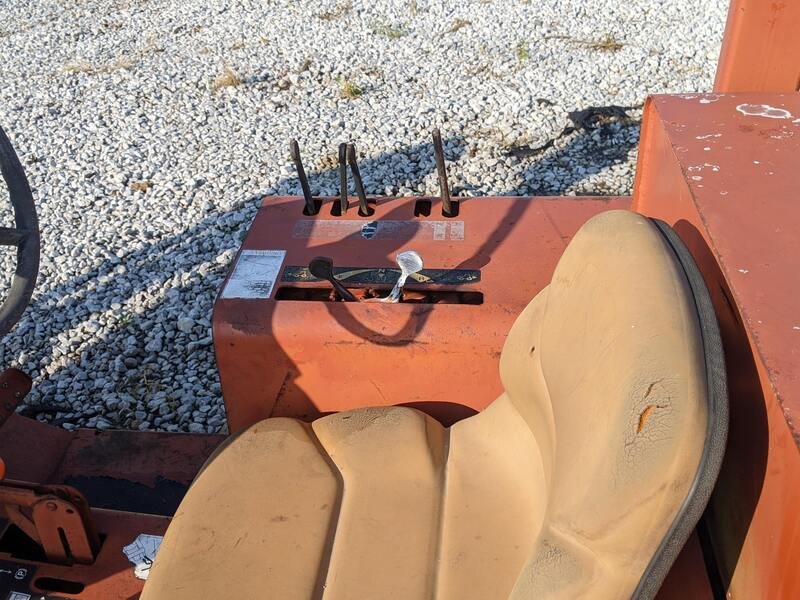 Seat area on a Used Ditch Witch 4010 Backhoe Trencher sold by Maverick, Inc. located in Story City, Iowa