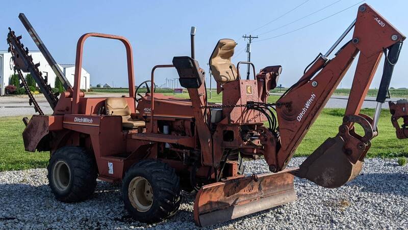 Used Ditch Witch 4010 Backhoe Trencher sold by Maverick, Inc. located in Story City, Iowa