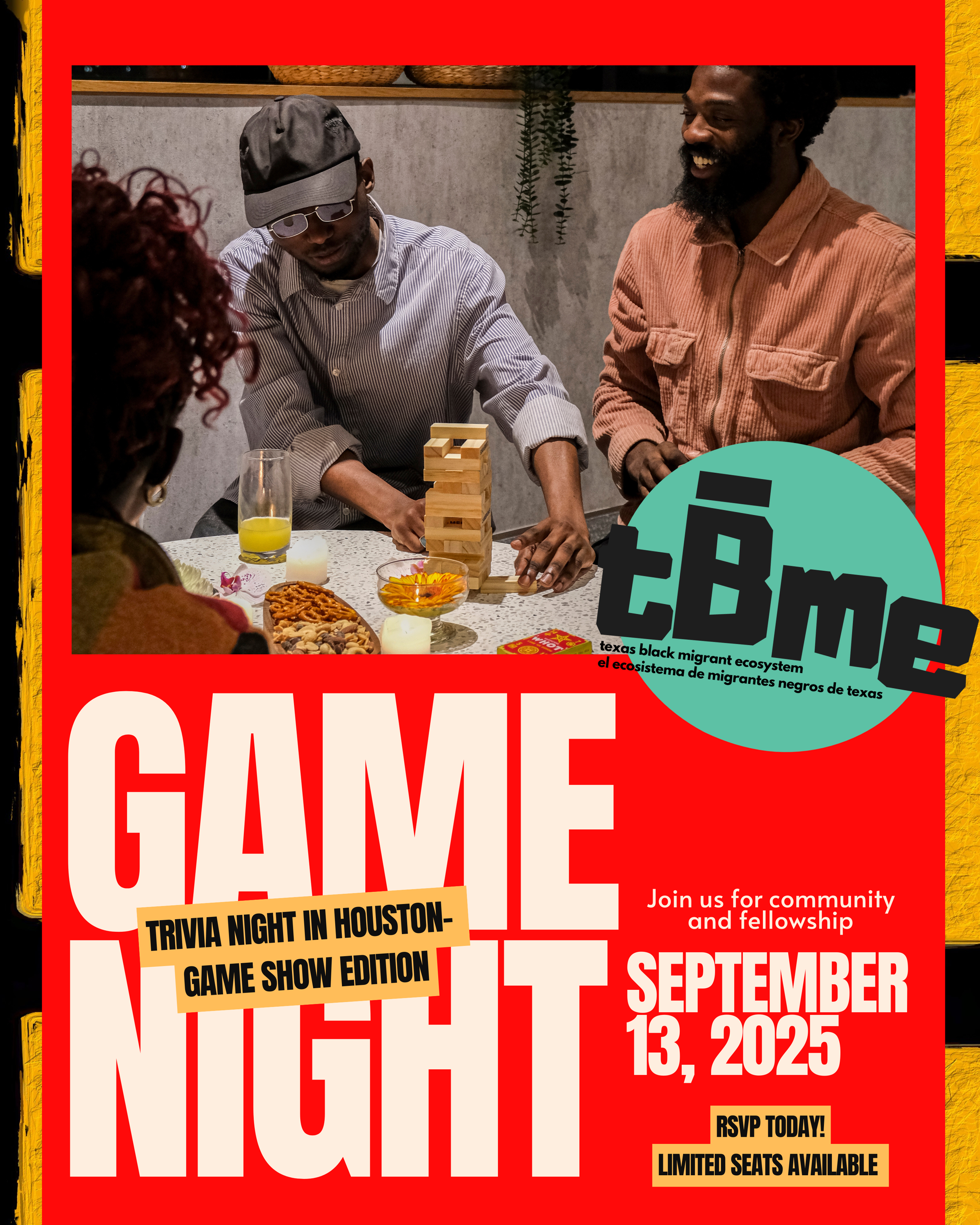 TBME: Game Night and Dinner in Houston