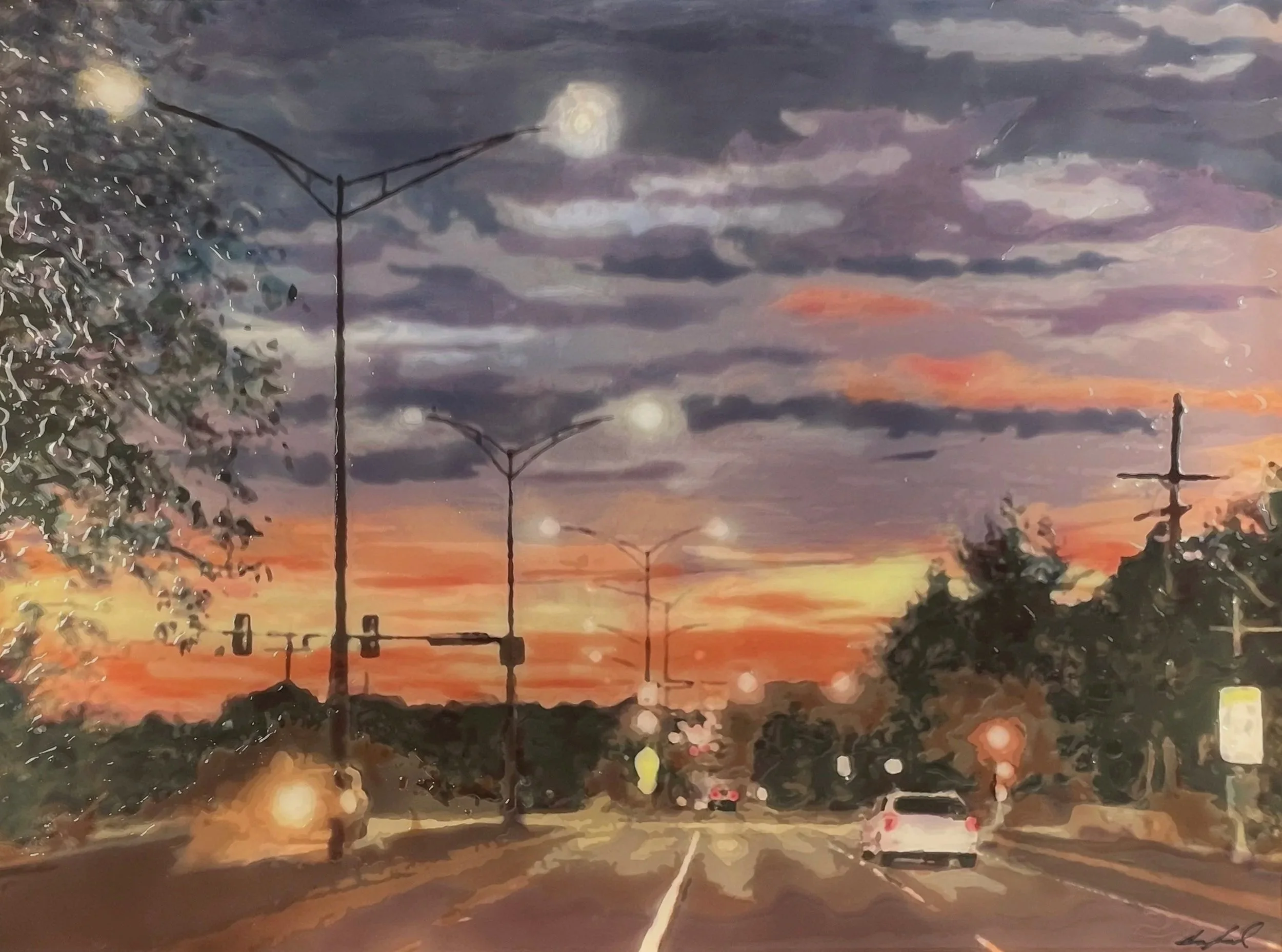 Suburban Commute $1350 29"x37"