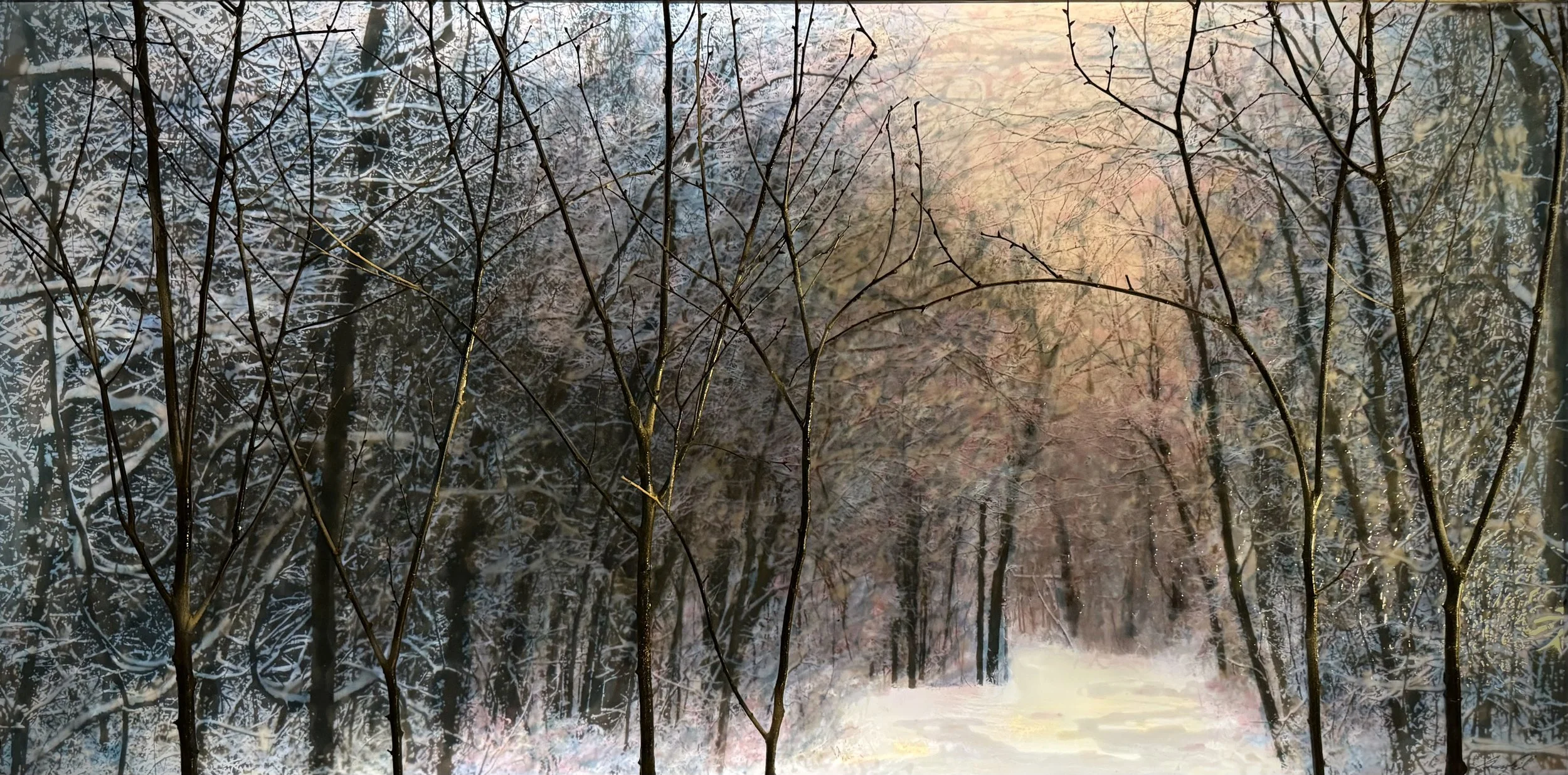 Winter dawn $1850 29"x53"