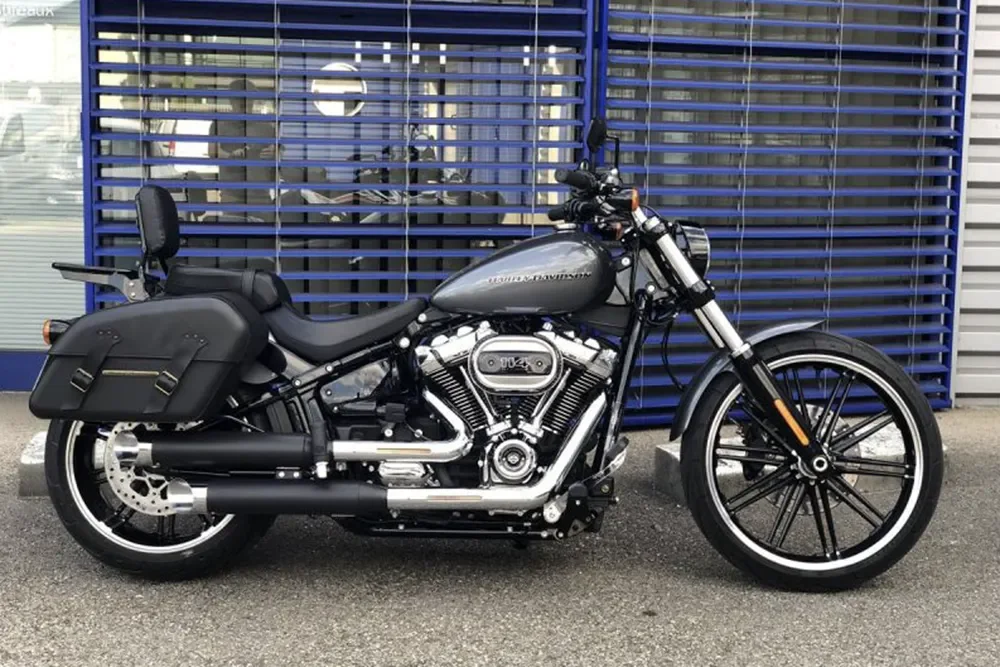 Motorcycle rental shop in France