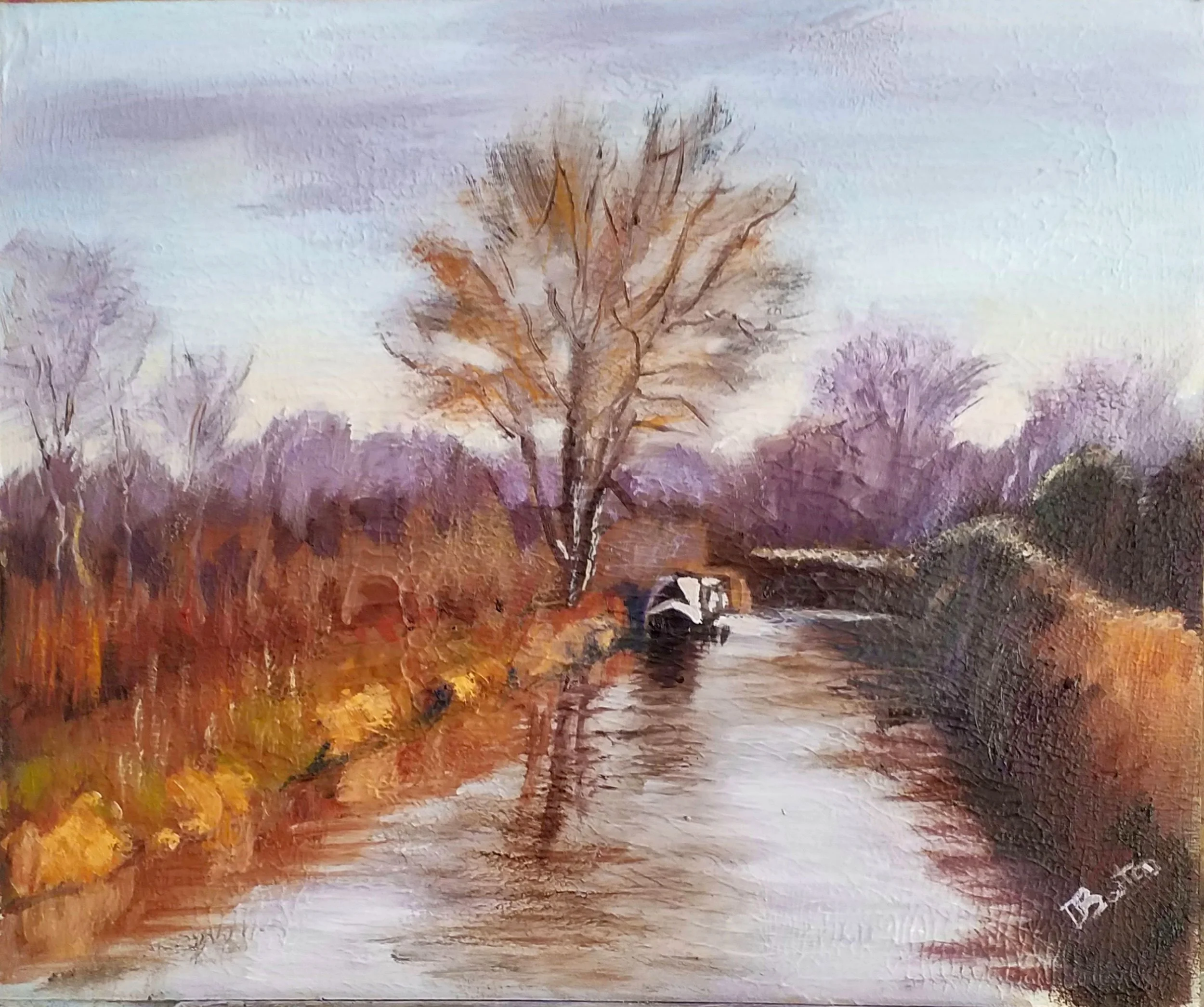 Dorothy Barton — Autumn on the Canal
