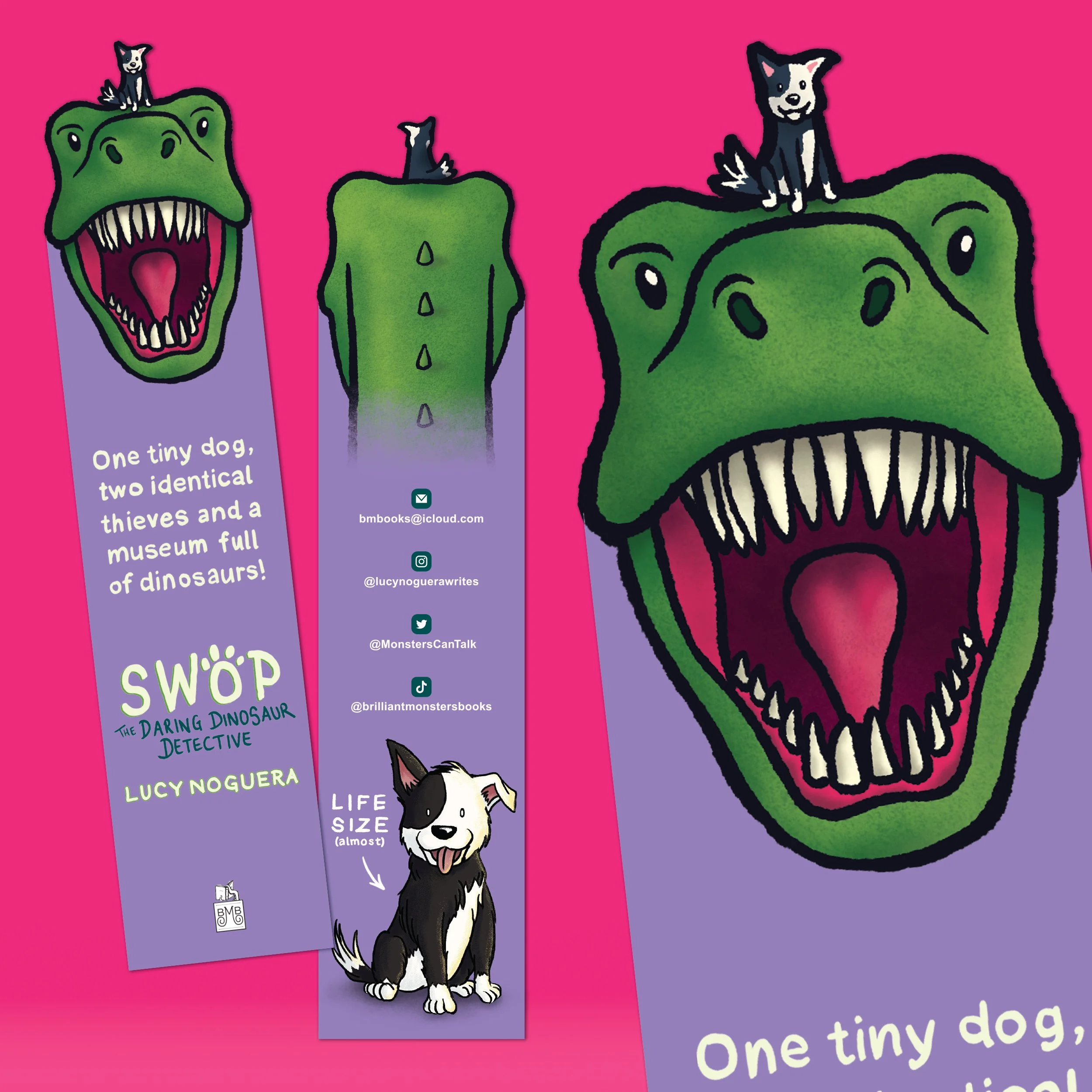 Swop: The Daring Dinosaur Detective Bookmark