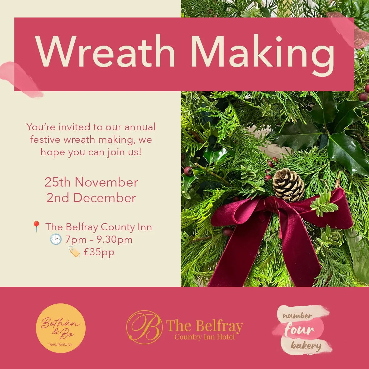 Wreath Making - 2nd December 2026