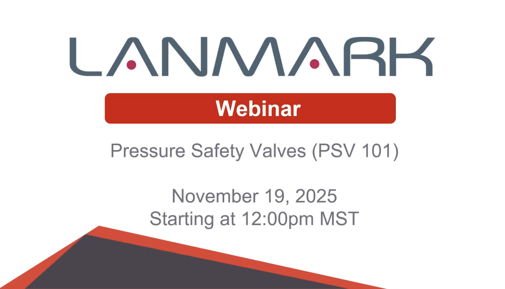 Pressure Safety Valves 101