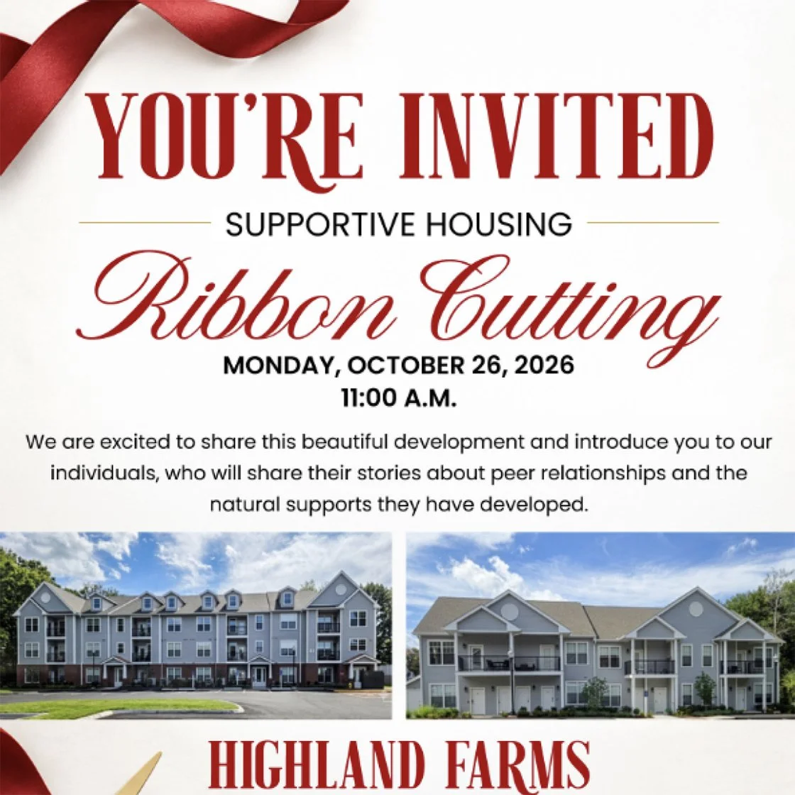 Arc Southington Supportive Housing Program Ribbon Cutting