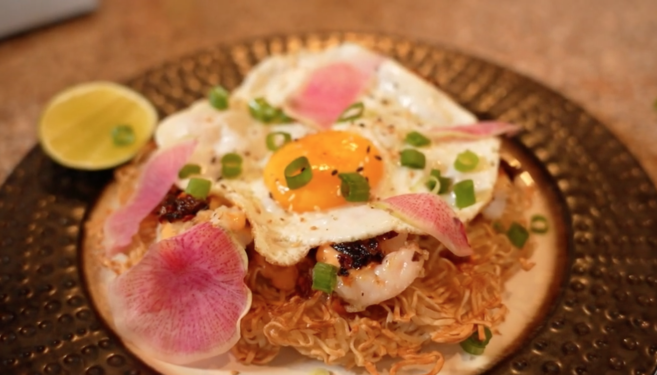 Instant Ramen Waffle