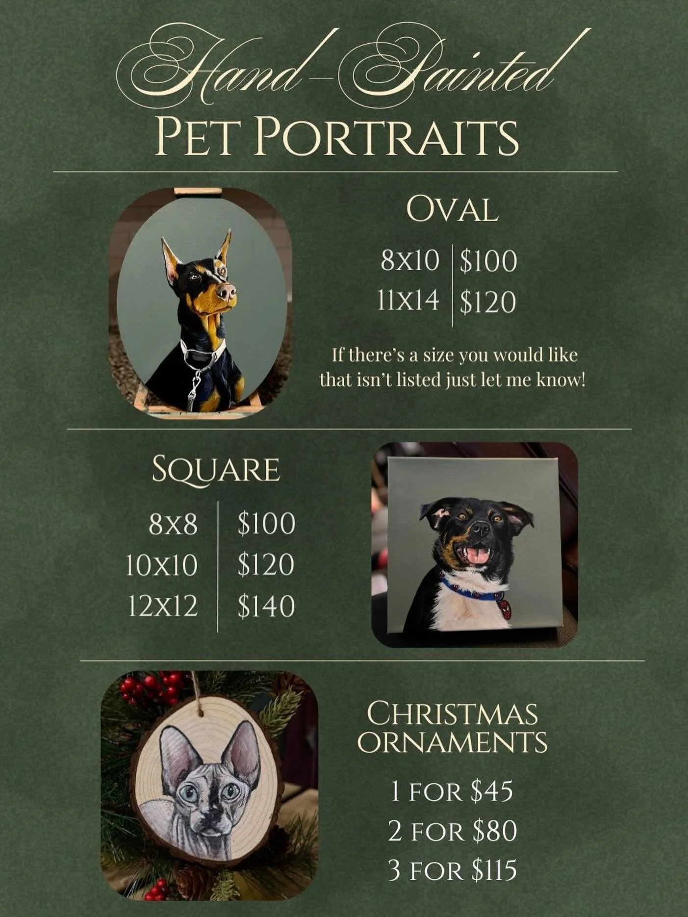 Hand-Painted Pet Portraits 🎨 &bull; DM to Order
.
#petportrait #petportraitartist #painter