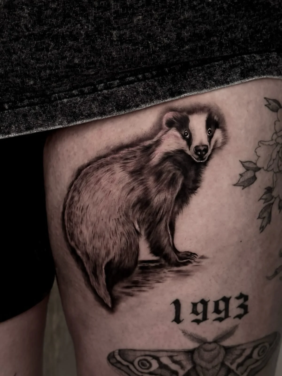 Badgerrr 
.
Booking for July 
.
📍 @electricpeachtattooco 
.
#tattoo #badger #badgerportrait #art #ink #tattoo #badgertattoo #murfreesboro #murfreesborotn #artist #tattooartist #murfreesborotattooartist