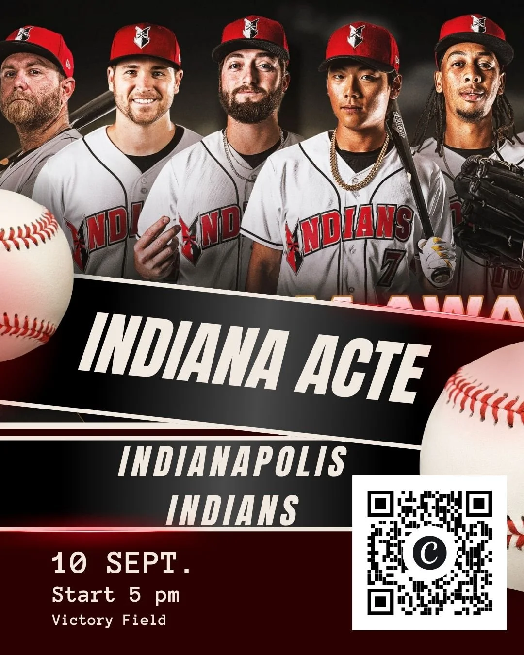 Indianapolis Indians Game with Indiana Acte!