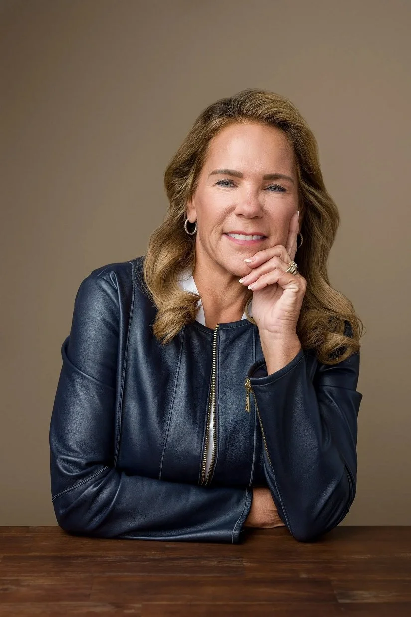 Professional Headshot with Woman Head Resting on Hand