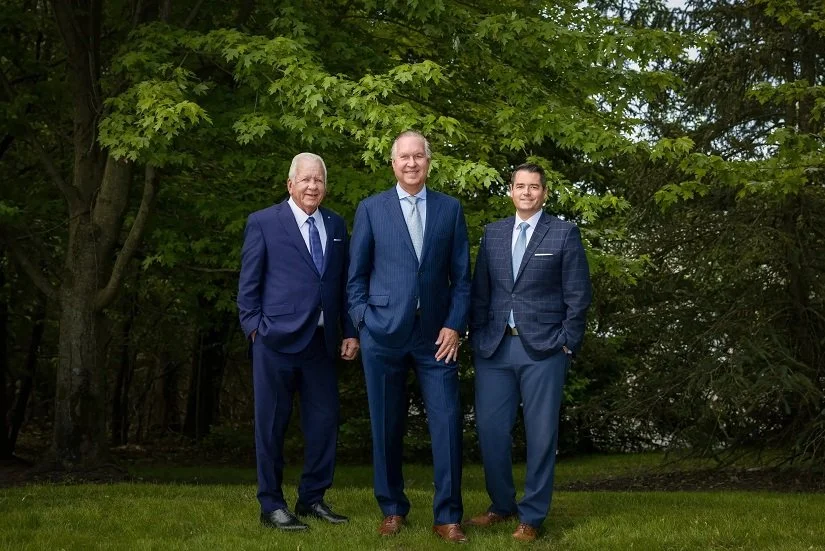 Three Men Professional Group Photo Outdoors