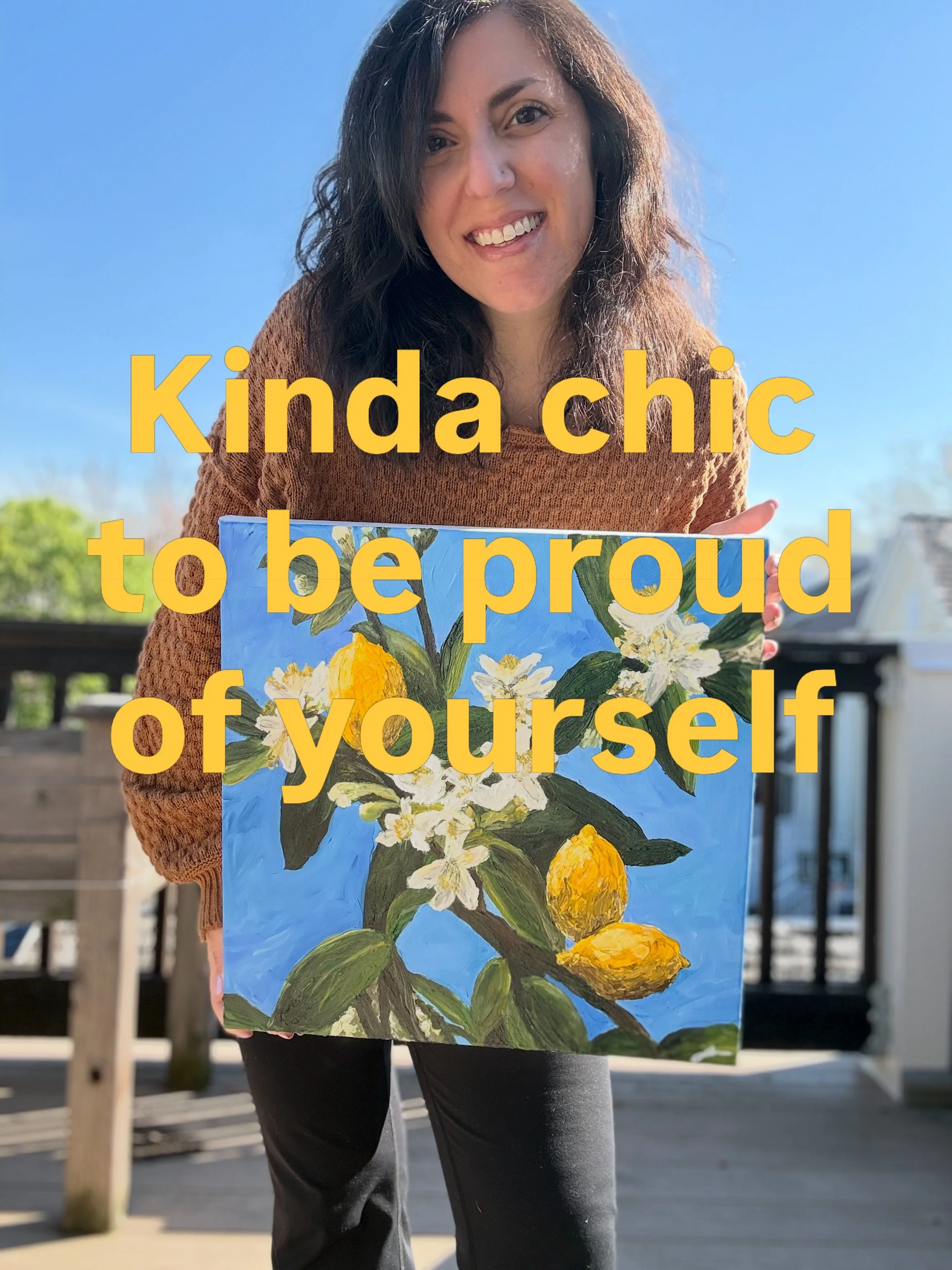 So you agree? You think you&rsquo;re kinda chic? 

#smallartaccount #emergingartists #floralart