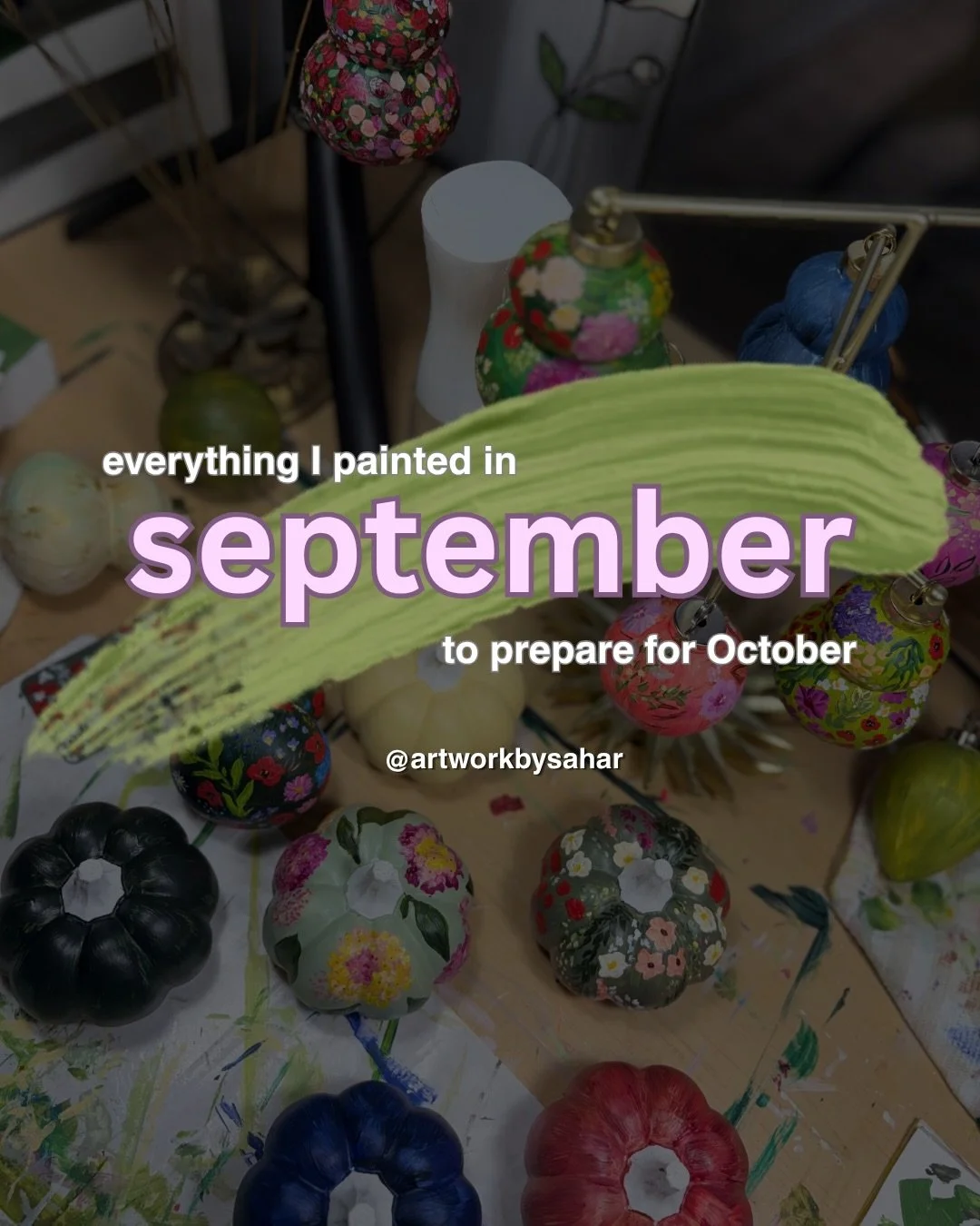 Tis the season for holiday prep!!! Got me like 🖌️ but also like 🤪 (iykyk)

#handpaintedgifts #supportsmallartists #holidaygifting #floralartwork