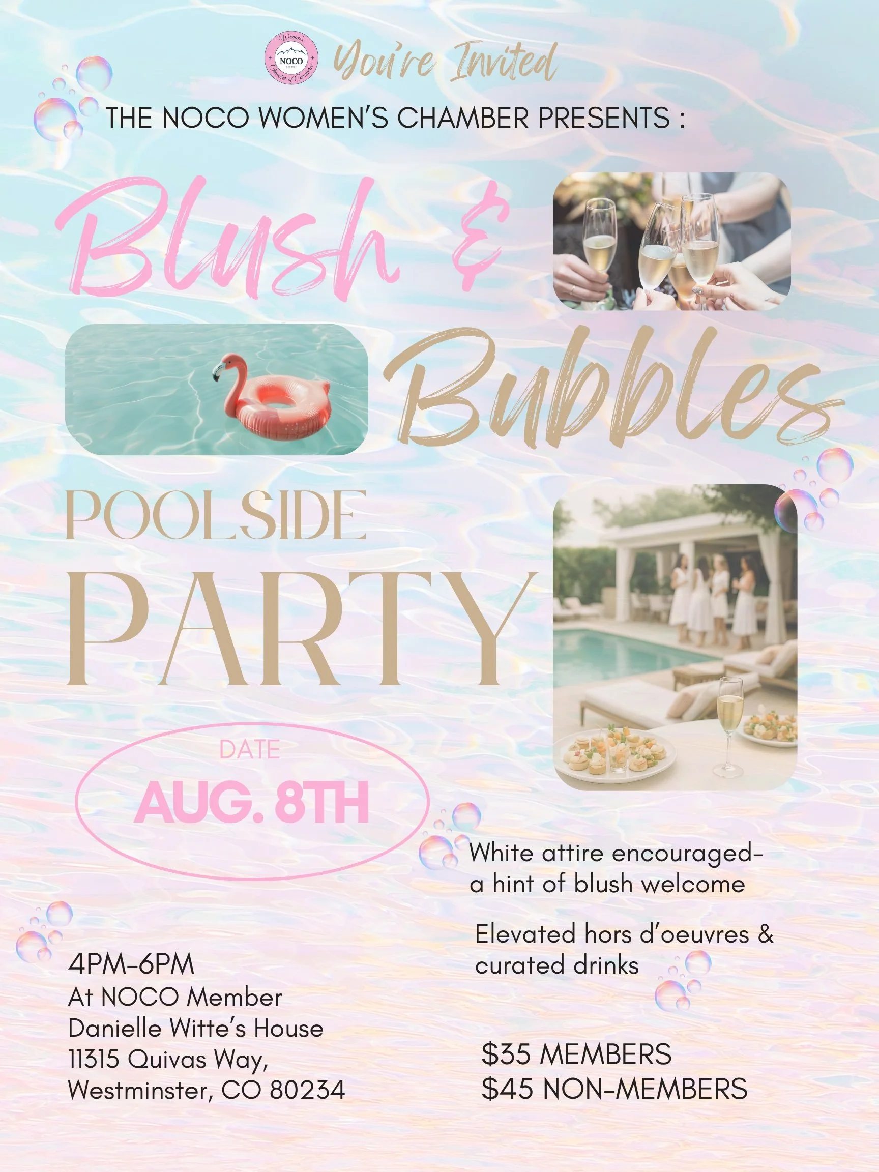 Blush & Bubbles Poolside Party!