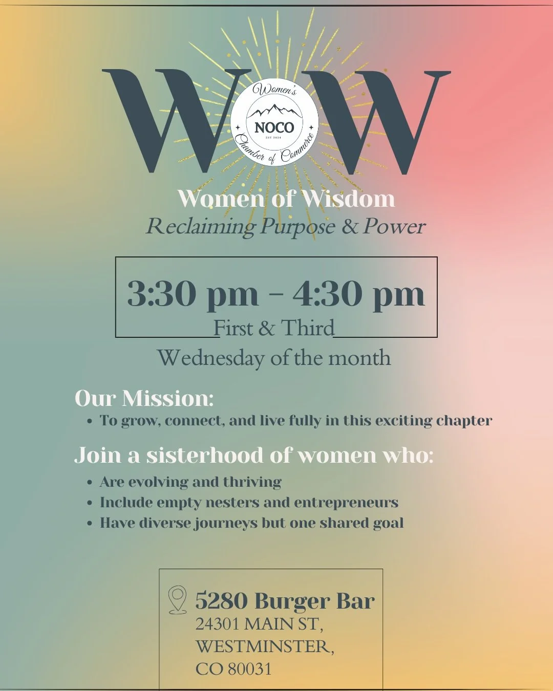 WOW: Women of Wisdom Leads Group 