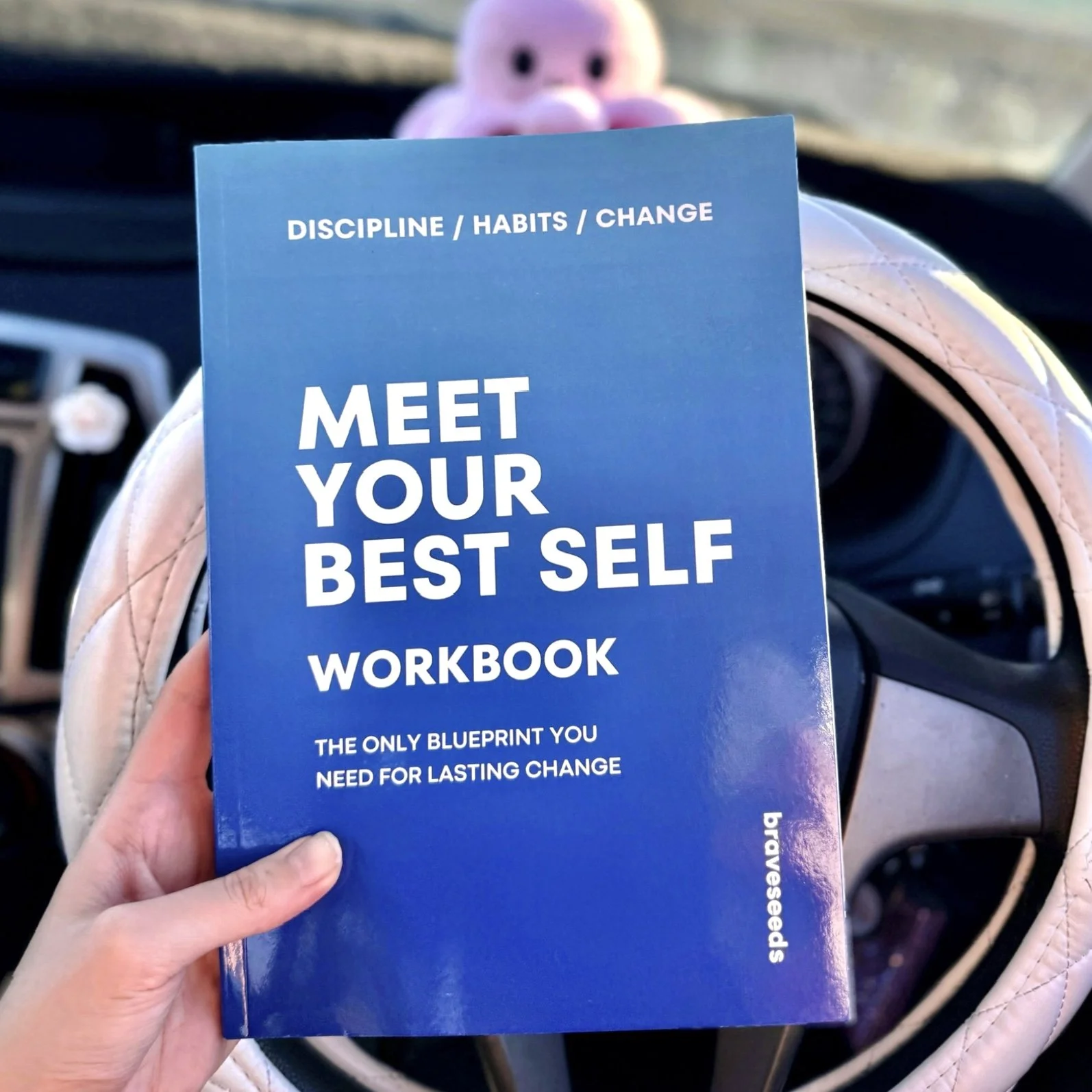 Meet Your Best Self Workbook, habits workbook, habit trackers, self development workbooks, workbooks for habit building
