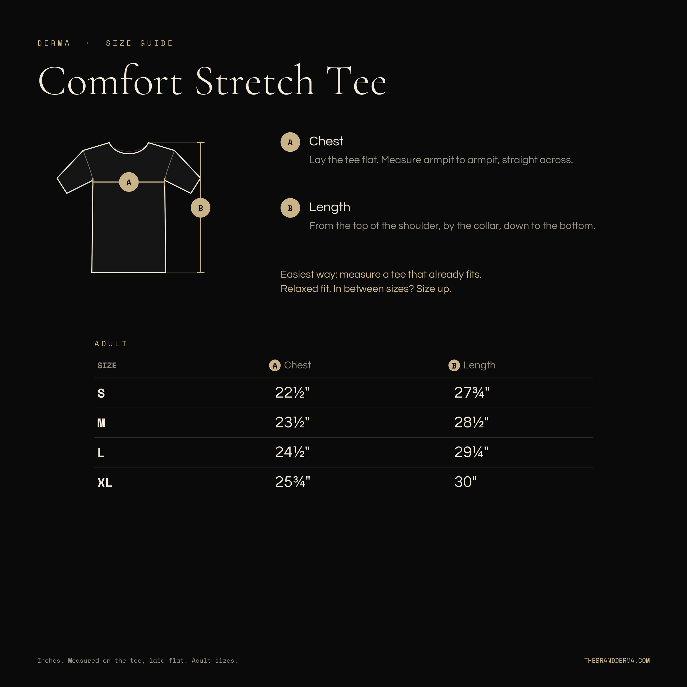 2026-10-04_Derma_Size-Chart_128-Comfort-Stretch-Tee_Parent_v01.png