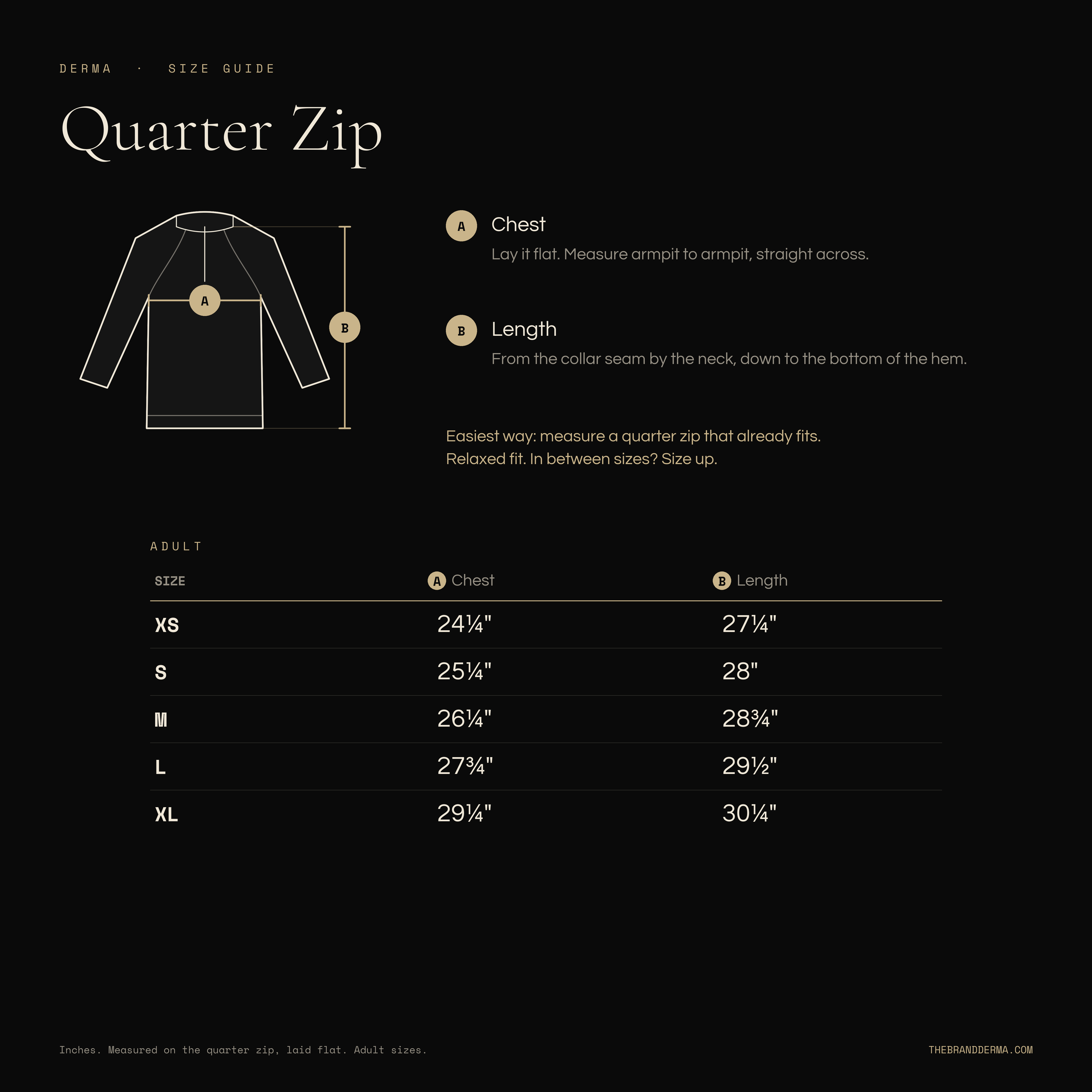 2026-10-04_Derma_Size-Chart_128-Quarter-Zip_Parent_v01.png