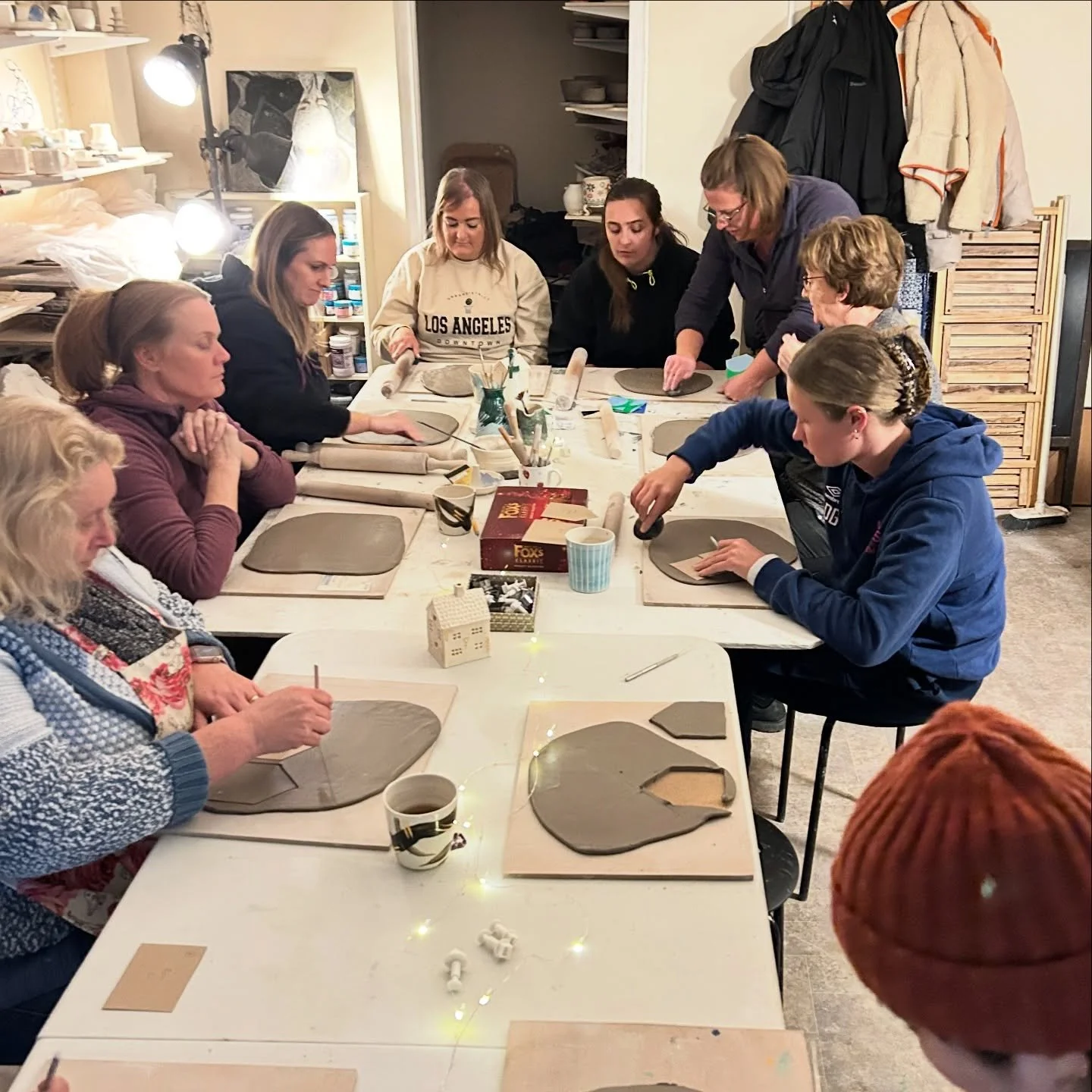 First week of Christmas Tea Light Houses done, can&rsquo;t wait to see what they look like next week once they are constructed and painted! 

#christmastealighthouse #manorfarmstudios