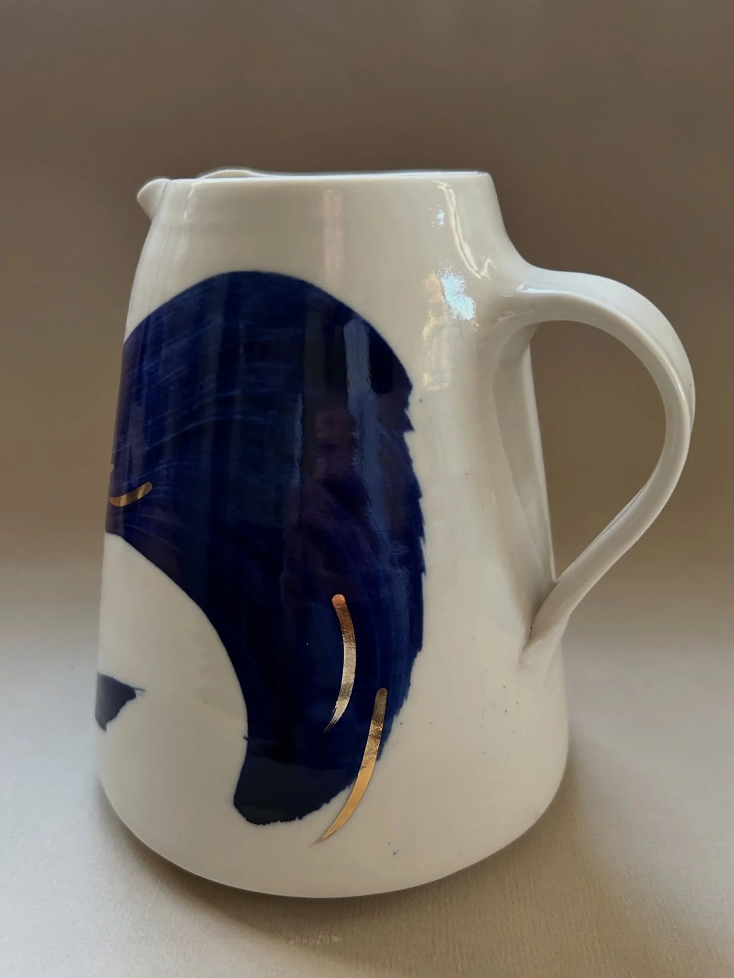 Have updated my shop with lots of Cobalt and gold lustre porcelain for Christmas! https://www.suzanne-king.com/shop