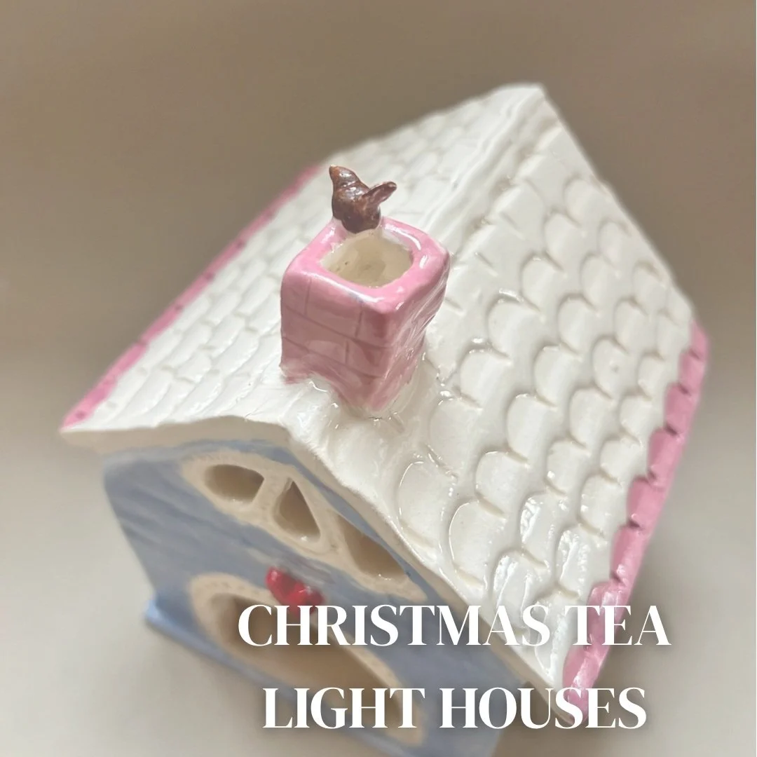 Christmas Pottery Tea Light Houses 
Friday 13/20th November 7-9pm
&pound;75.00
Get Festive at Manor Farm Pottery!

Join us for a cosy festive clay workshop where you&rsquo;ll create your very own ceramic Christmas tea light house.

Whether you are a 