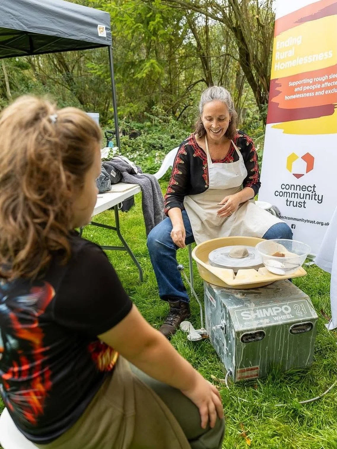I was out and about last weekend, managed to fit in a few pottery lessons as part of @radfordmillfarm Harvest Festival supporting @weareconnectcommunitytrust