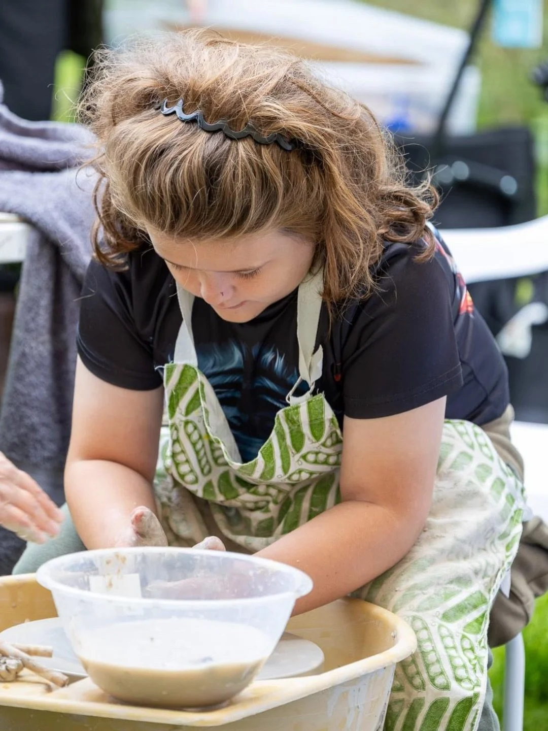 Fun making on the wheel a few weeks ago! 
I run pottery parties for children have you ever thought of getting in touch? 
#potteryparty #manorfarmpottery #kidspotteryparty