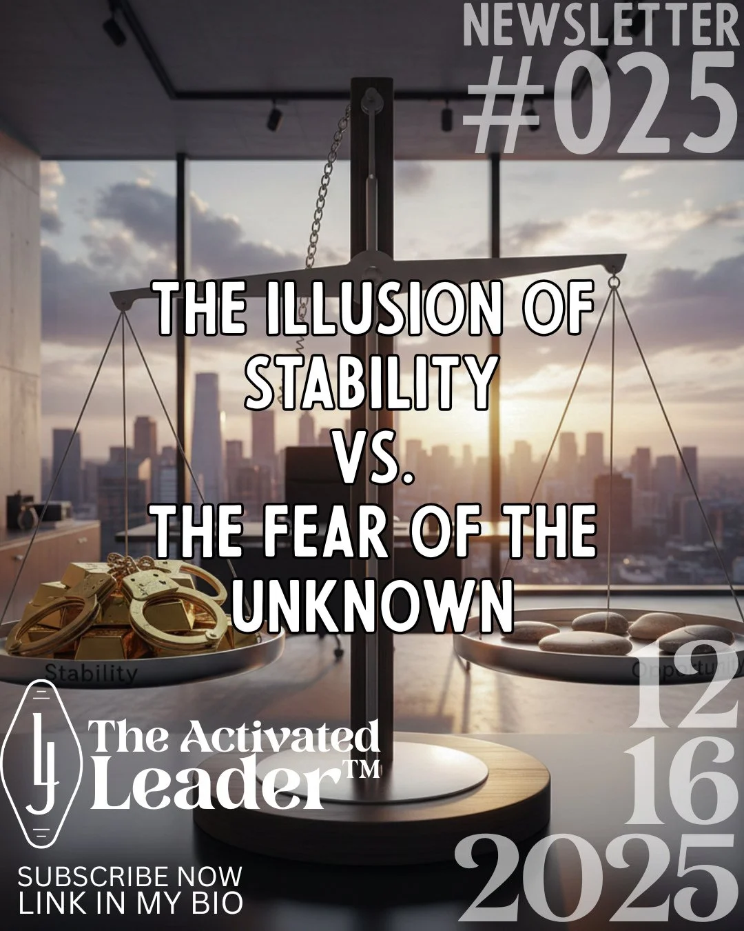 Three executives. Three different cities. Same question they didn't know they were asking:⁠
⁠
&quot;Is it time to leave?&quot;⁠
⁠
Wrong question.⁠
⁠
You're not weighing stability against opportunity.⁠
⁠
You're weighing the illusion of stability again