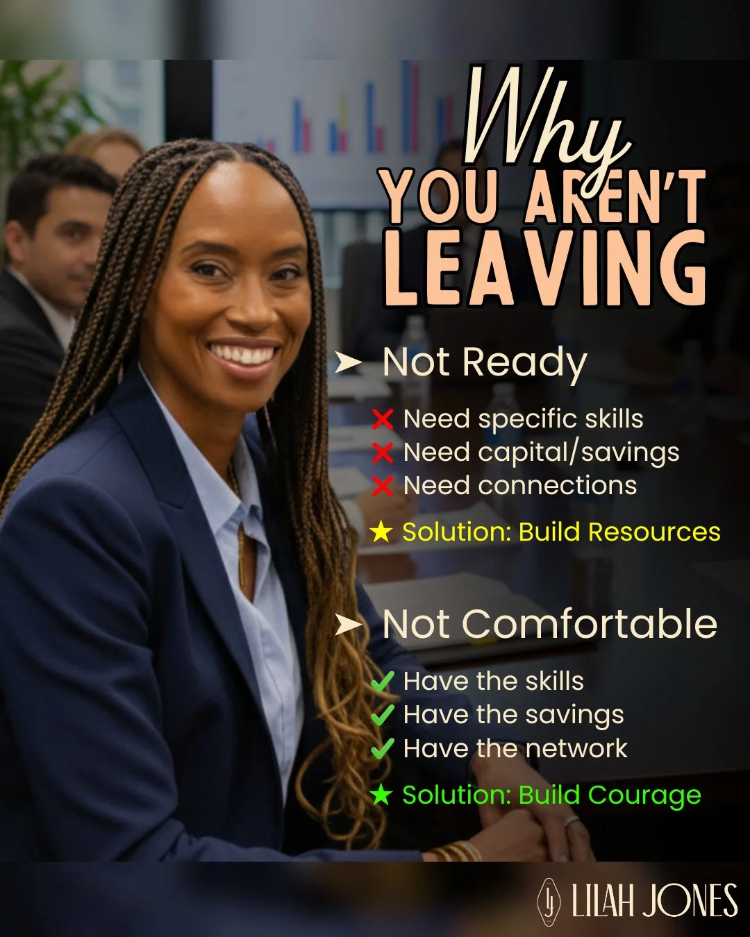 "7 years at Amazon. Dead inside. Can't leave the RSUs."⁠
⁠
My inbox yesterday after asking coaching clients one question:⁠
"What decision are you avoiding because you're waiting for it to feel 'right'?"⁠
⁠
17 minutes. Inbox explod